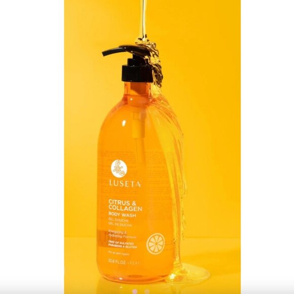 NWT Luseta Citrus & Collagen Energizing Hydrating Body Wash 33.8 fl oz - Picture 3 of 12